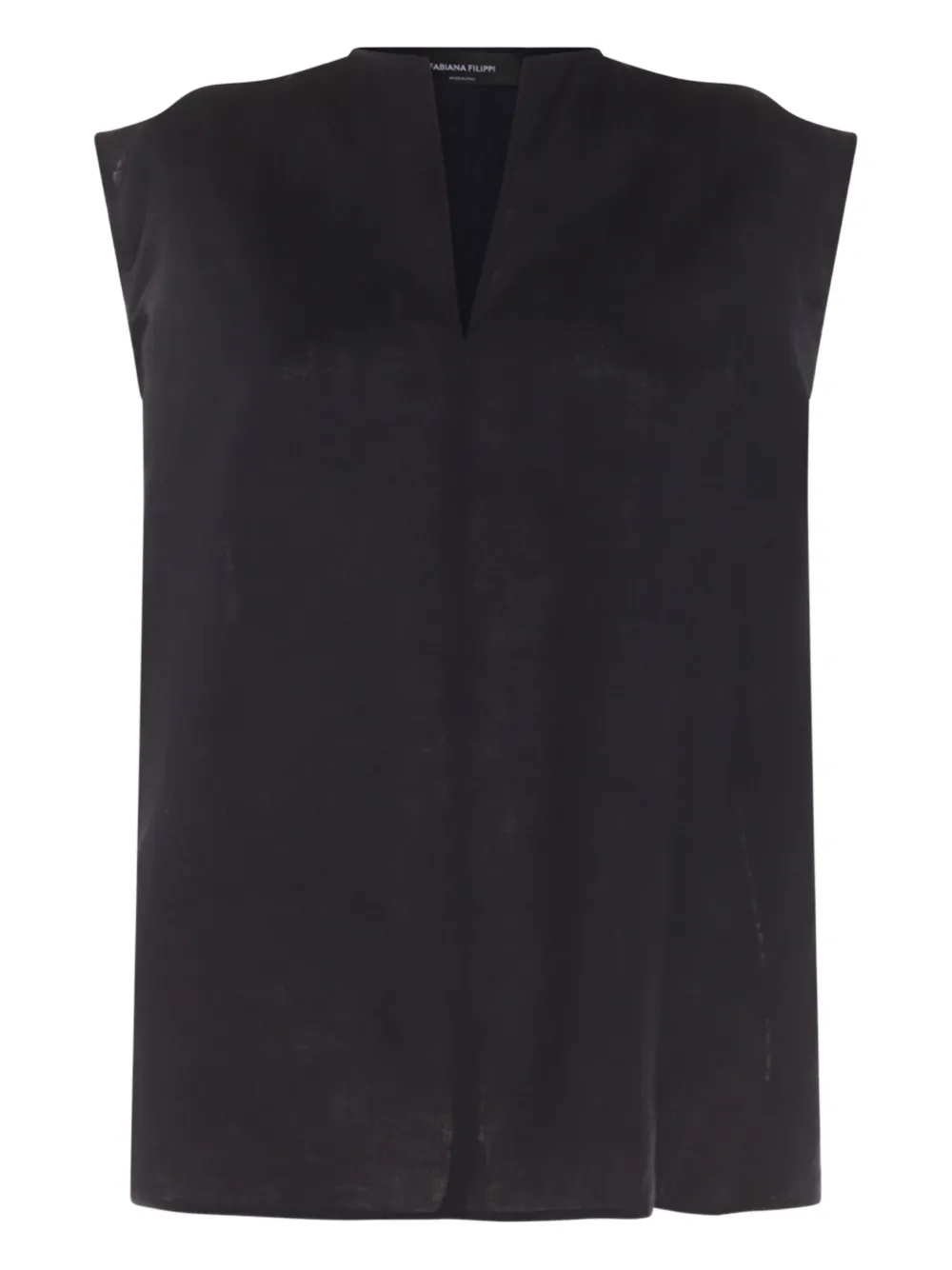 Fabiana Filippi Shirt met geplooid detail Blauw