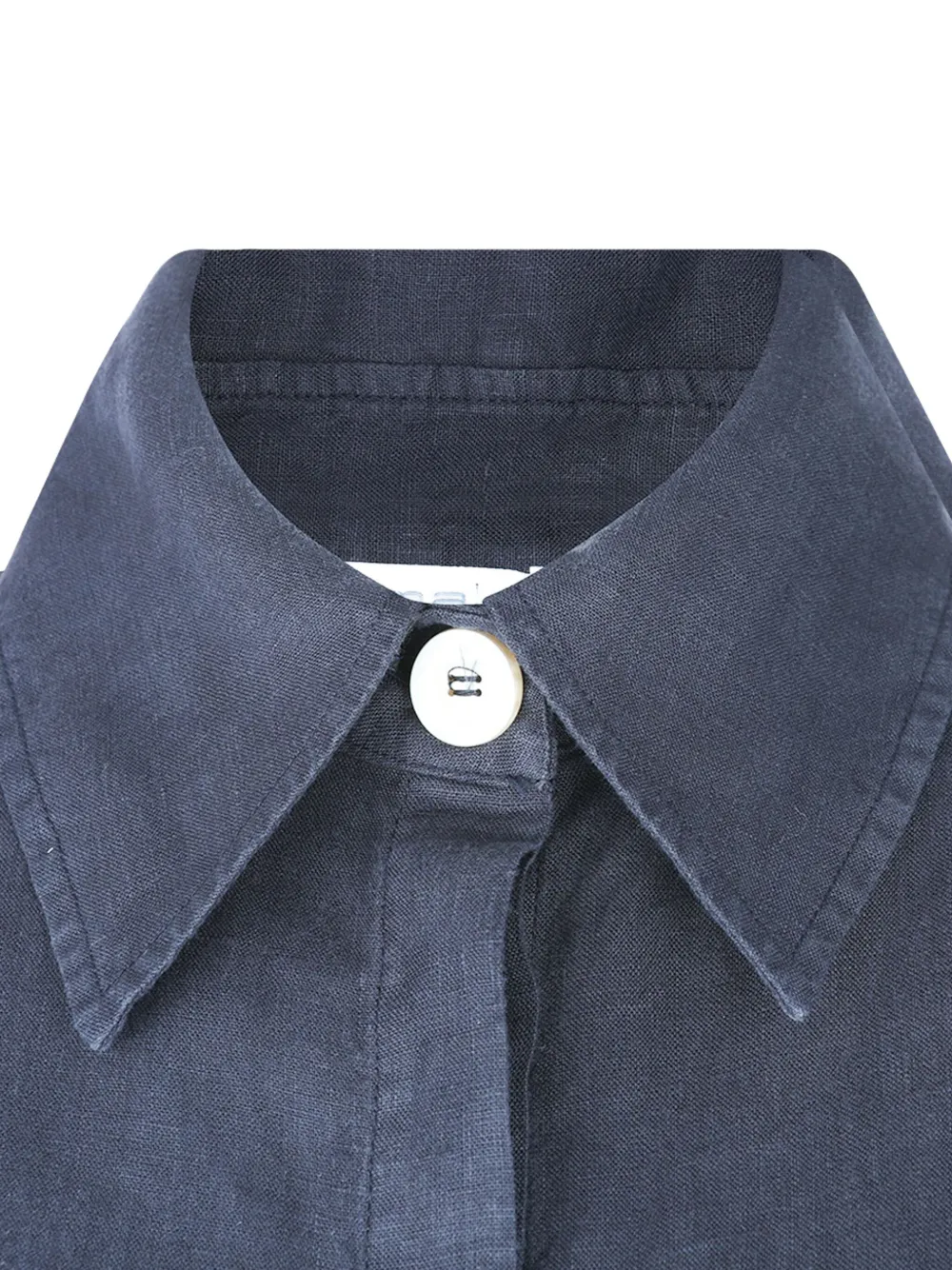 Malo Blouse met geplooid detail Zwart