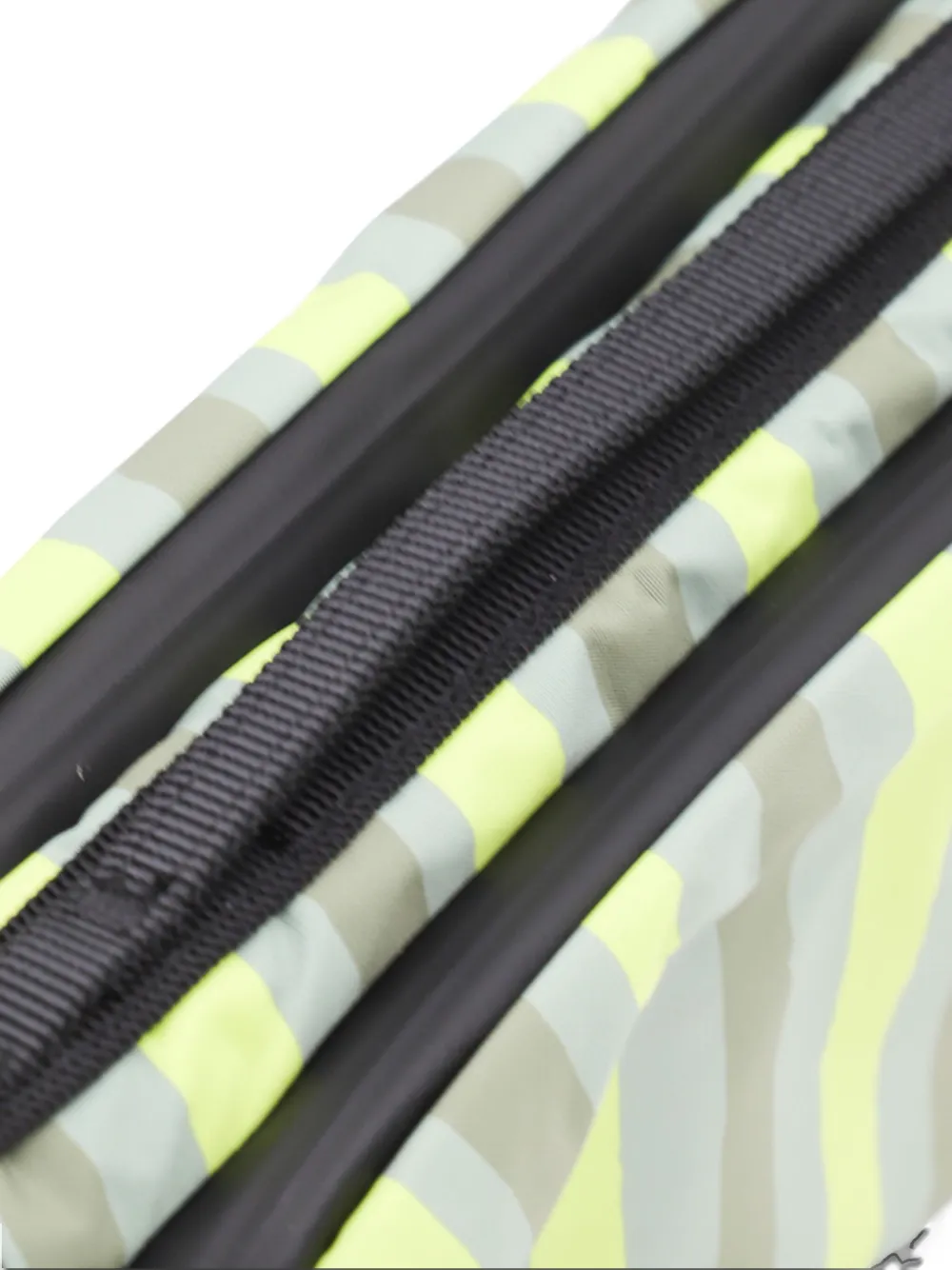 MAISON KITSUNÉ STRIPED SHOULDER BAG