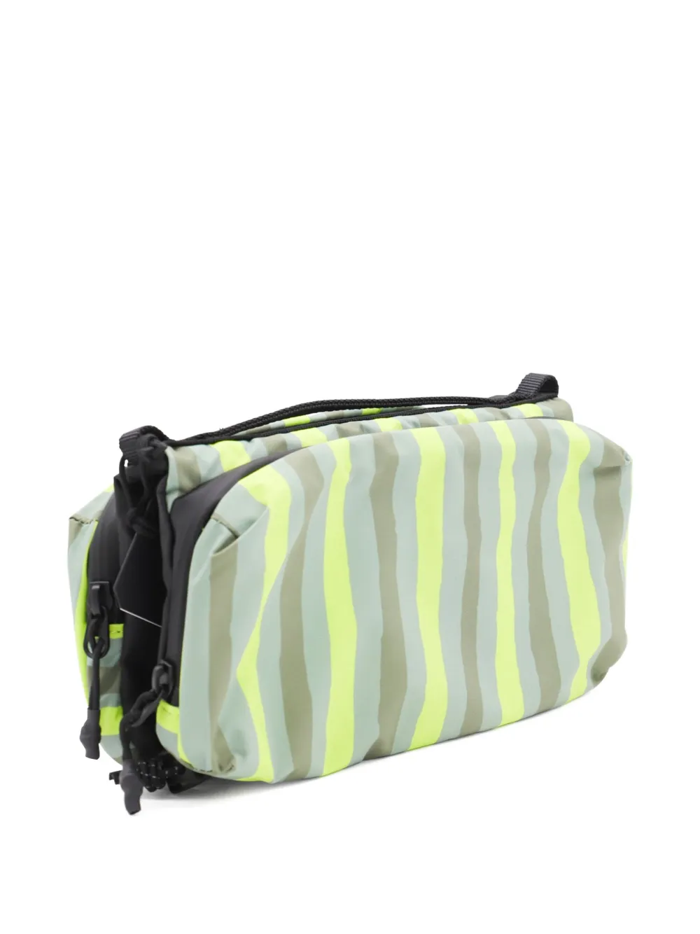 MAISON KITSUNÉ STRIPED SHOULDER BAG