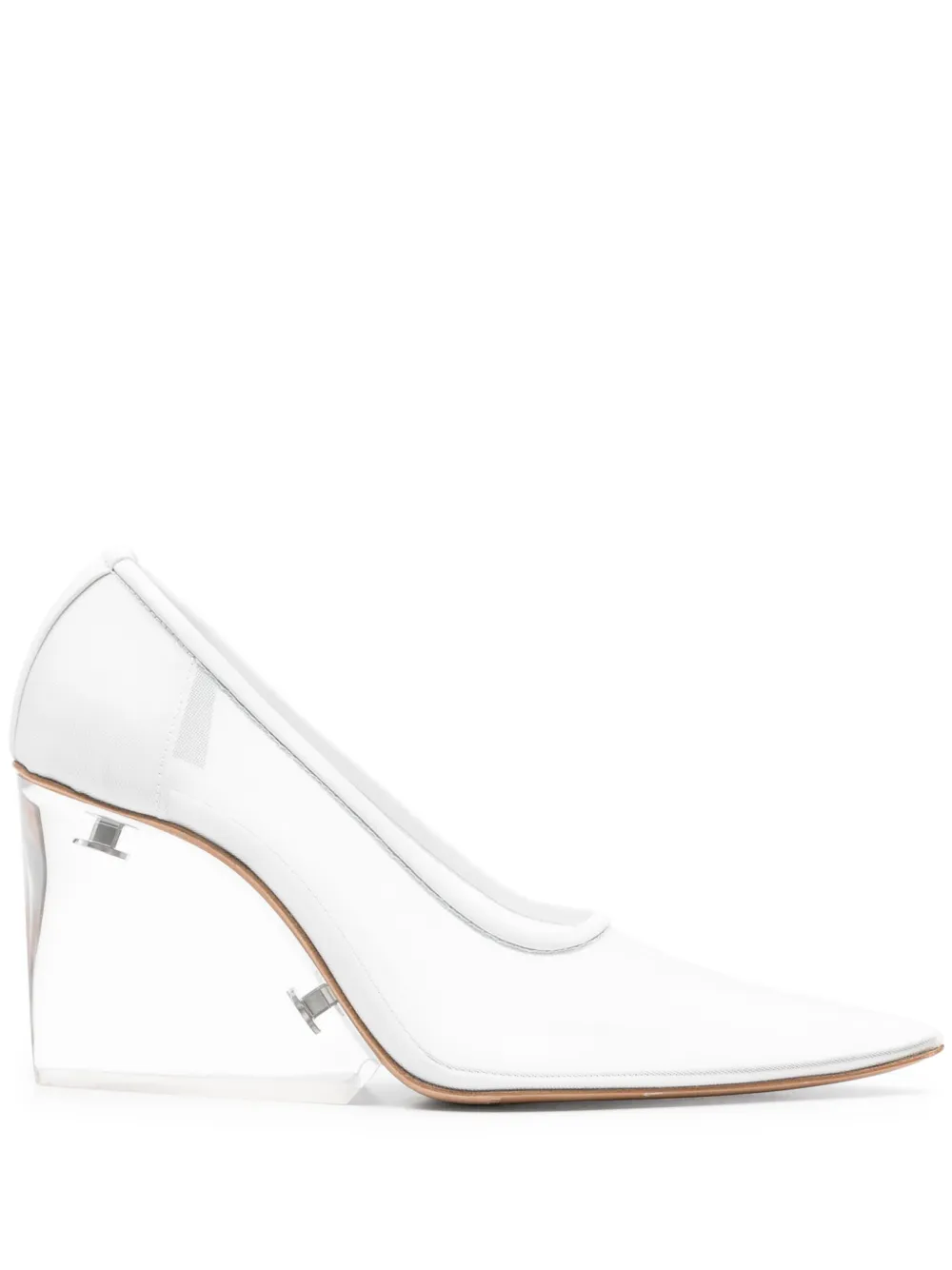 Sportmax 90mm sheer pumps White