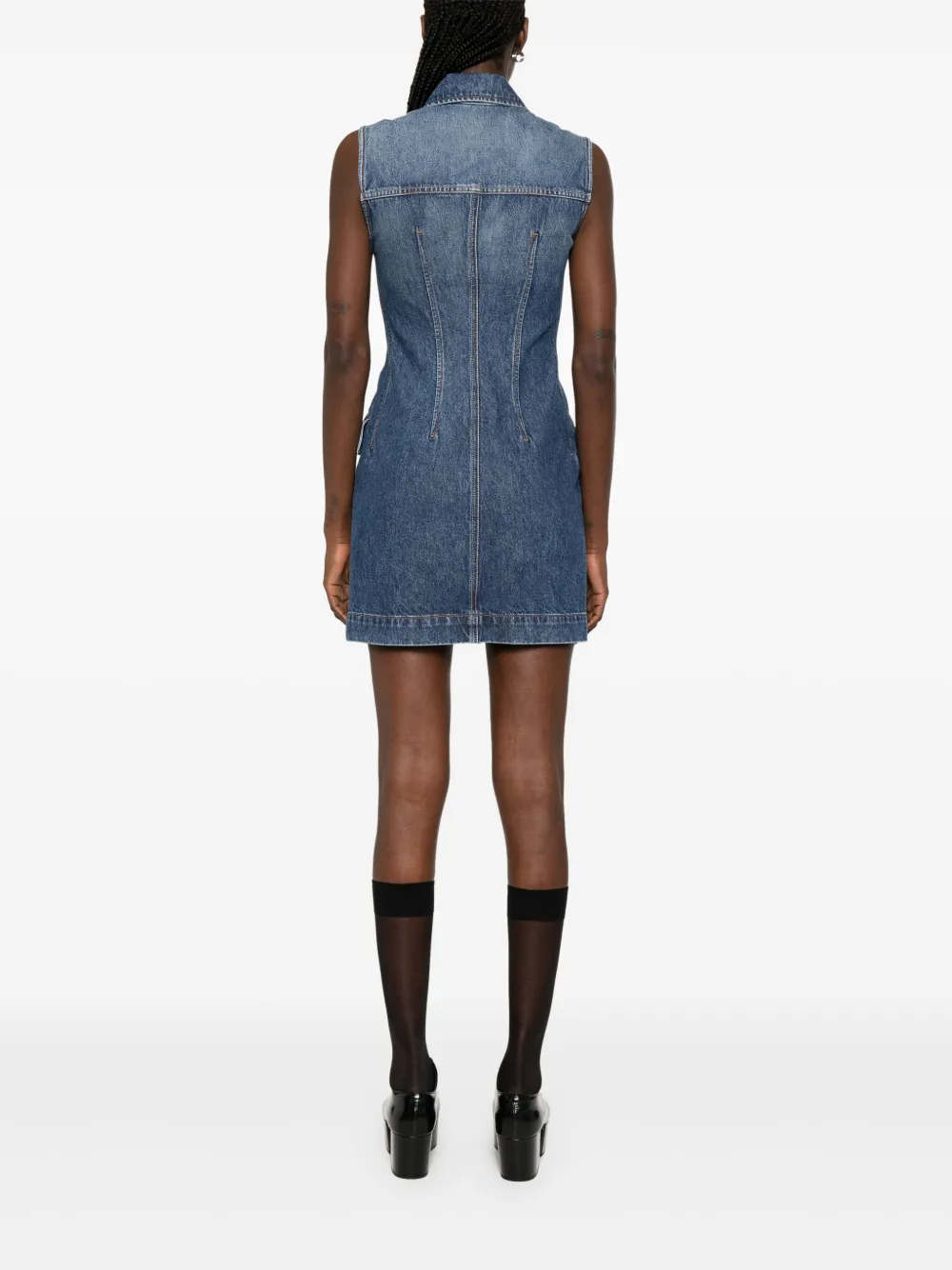 Sportmax Carabo mini-jurk Blauw