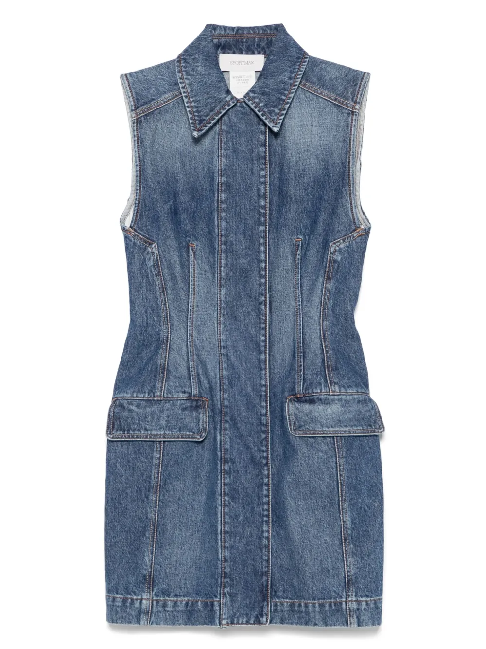 Sportmax Carabo mini-jurk Blauw
