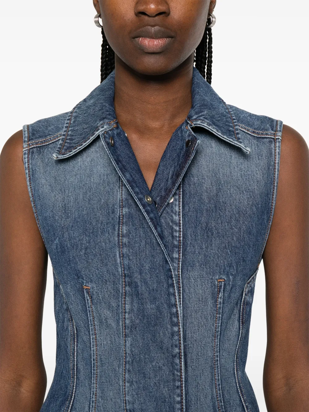 Sportmax Carabo mini-jurk Blauw