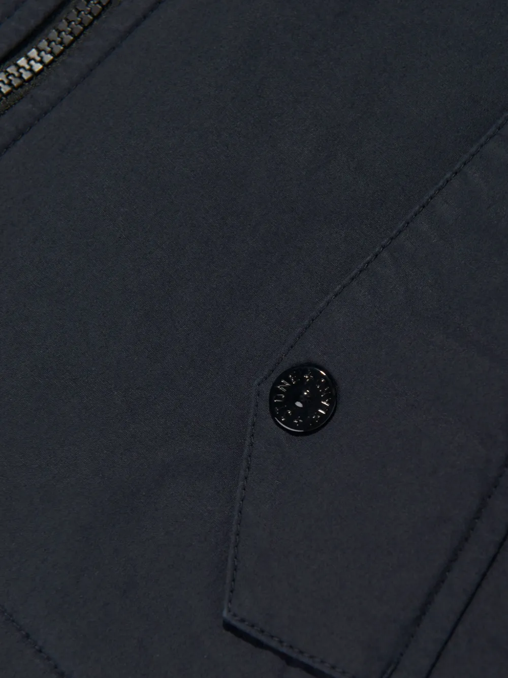 Stone Island Junior Katoenen jack Blauw