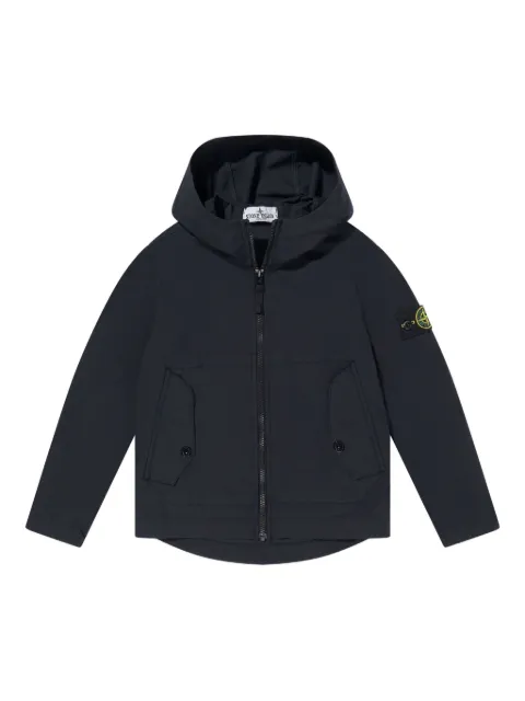 Stone Island Junior chamarra de algodón