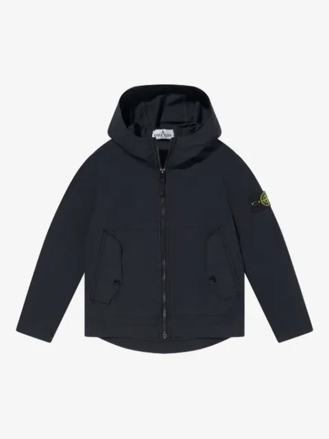 Stone Island Junior chamarra de algodón