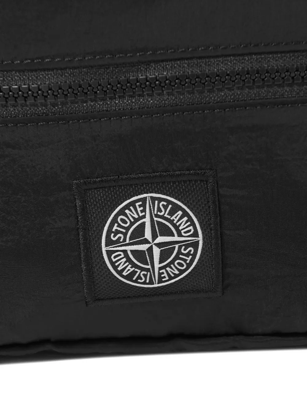 Stone Island Junior Heuptas met logopatch Zwart