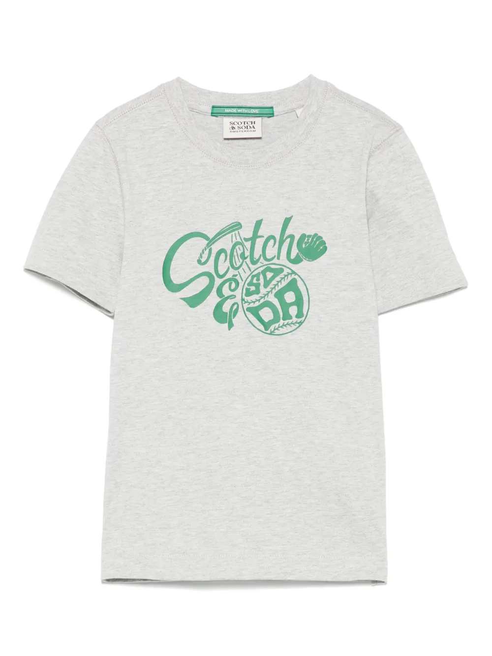 Scotch & Soda Kids ロゴ Tシャツ - グレー Scotch & Soda Kids ロゴ Tシャツ - グレー