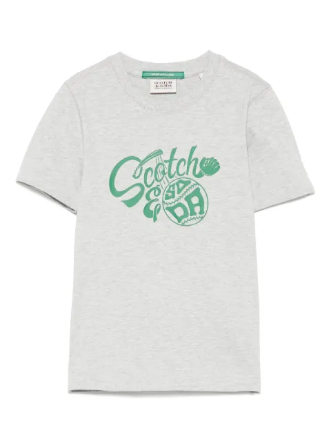 Scotch & Soda Kids playera con logo estampado