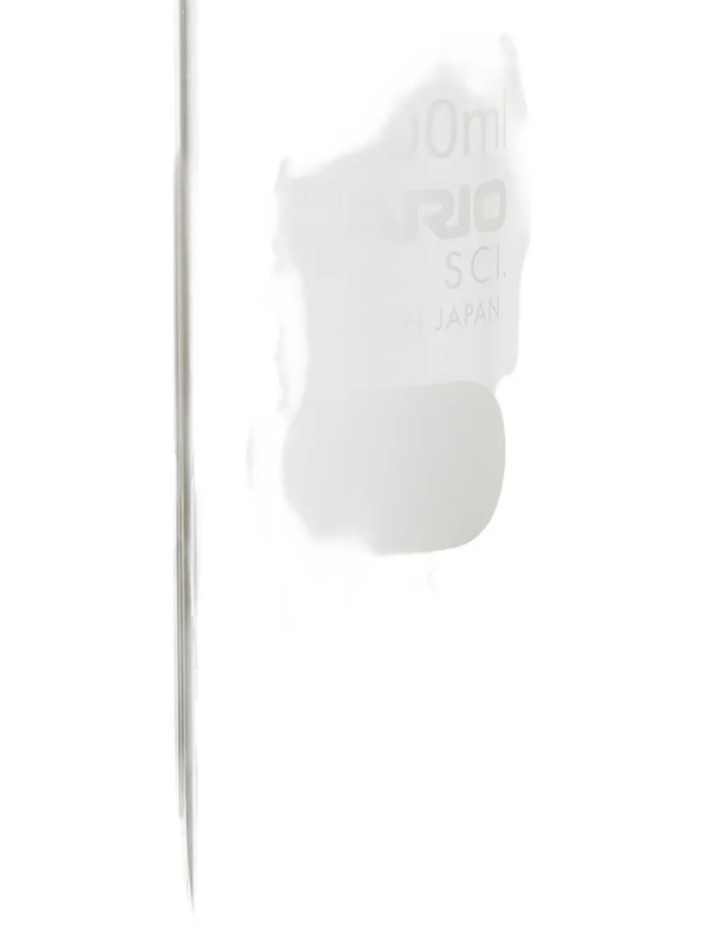 Hender Scheme Kjeldahl Glass Flask In White