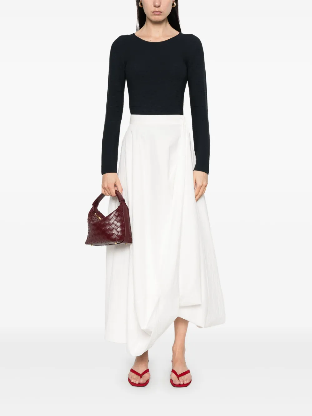 Giorgio Armani haut en maille nervurée | T-shirts & jerseys | Image 2