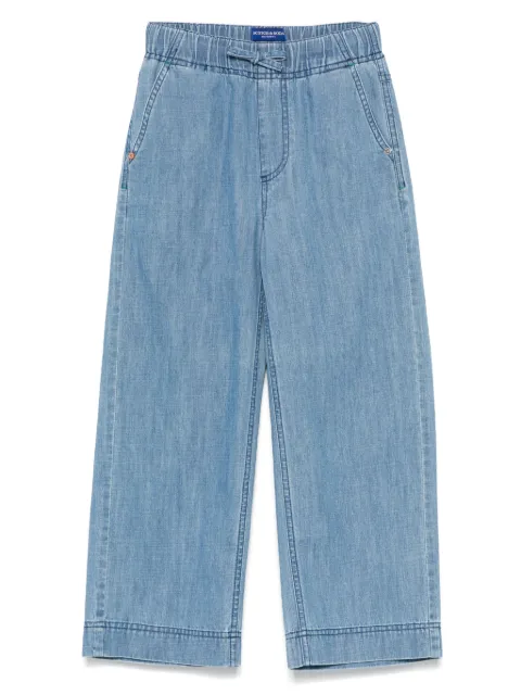 Scotch & Soda Kids drawstring-waistband jeans