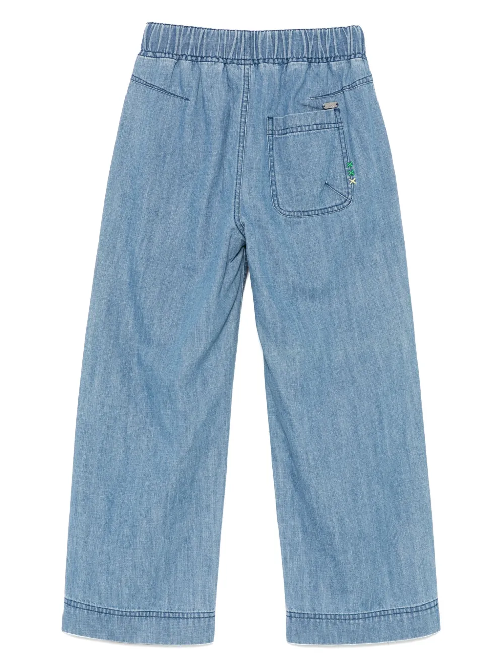 Scotch & Soda Kids Jeans met trekkoordtaille Blauw