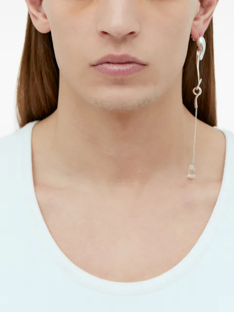 Milko Boyarov boucles d'oreilles pendantes en argent