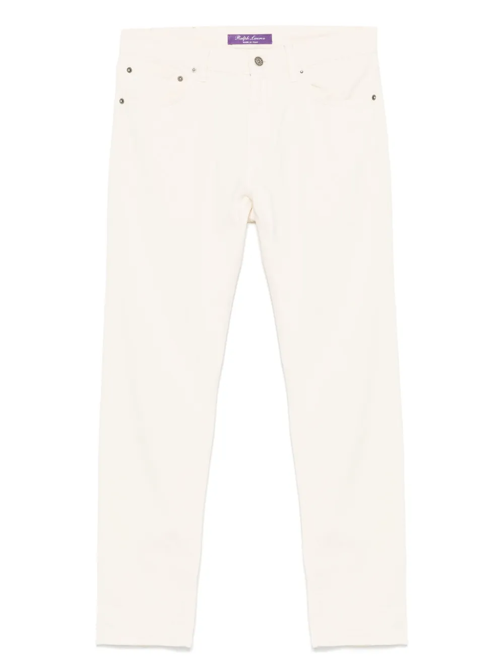 Ralph Lauren Purple Label Jeans met logopatch Beige
