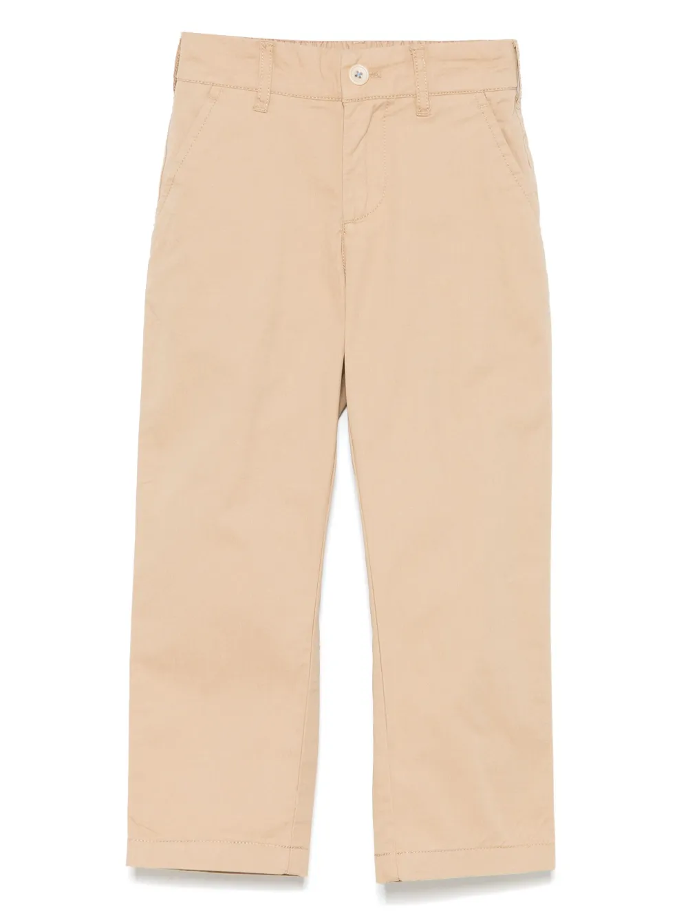 Scotch & Soda Kids Broek met toelopende pijpen Beige