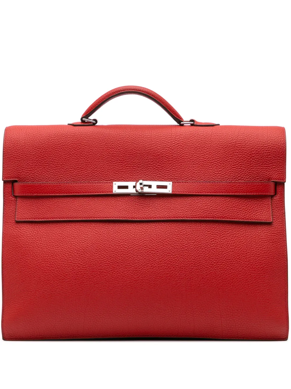 Hermès Pre-Owned 2012 トゴ ケリー デペッシュ 38 ビジネスバッグ - レッド Hermès Pre-Owned 2012 トゴ ケリー デペッシュ 38 ビジネスバッグ - レッド