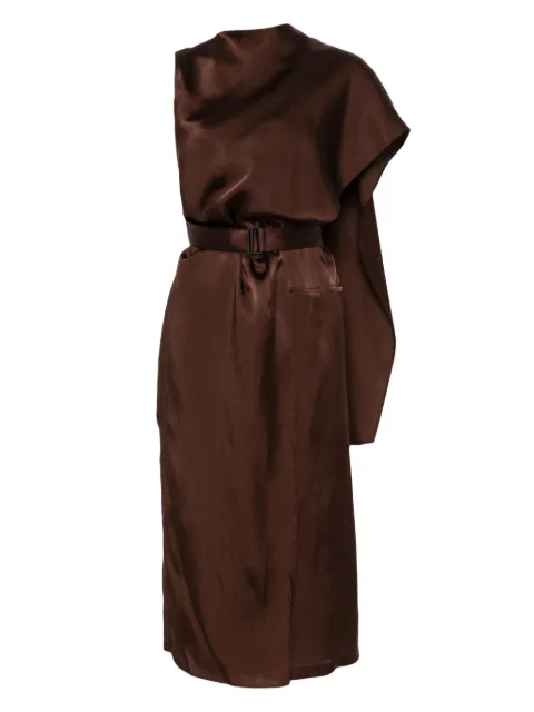 Christian Wijnants vestido midi Dera