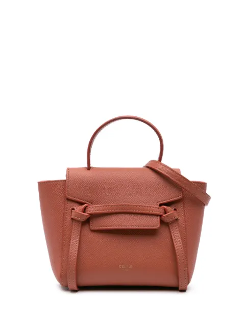 Céline Pre-Owned bolsa satchel Pico Grained Calfskin Belt Bag 2020