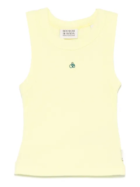 Scotch & Soda Kids camiseta tejida de canalé