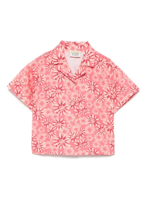 Scotch & Soda Kids camisa con estampado floral
