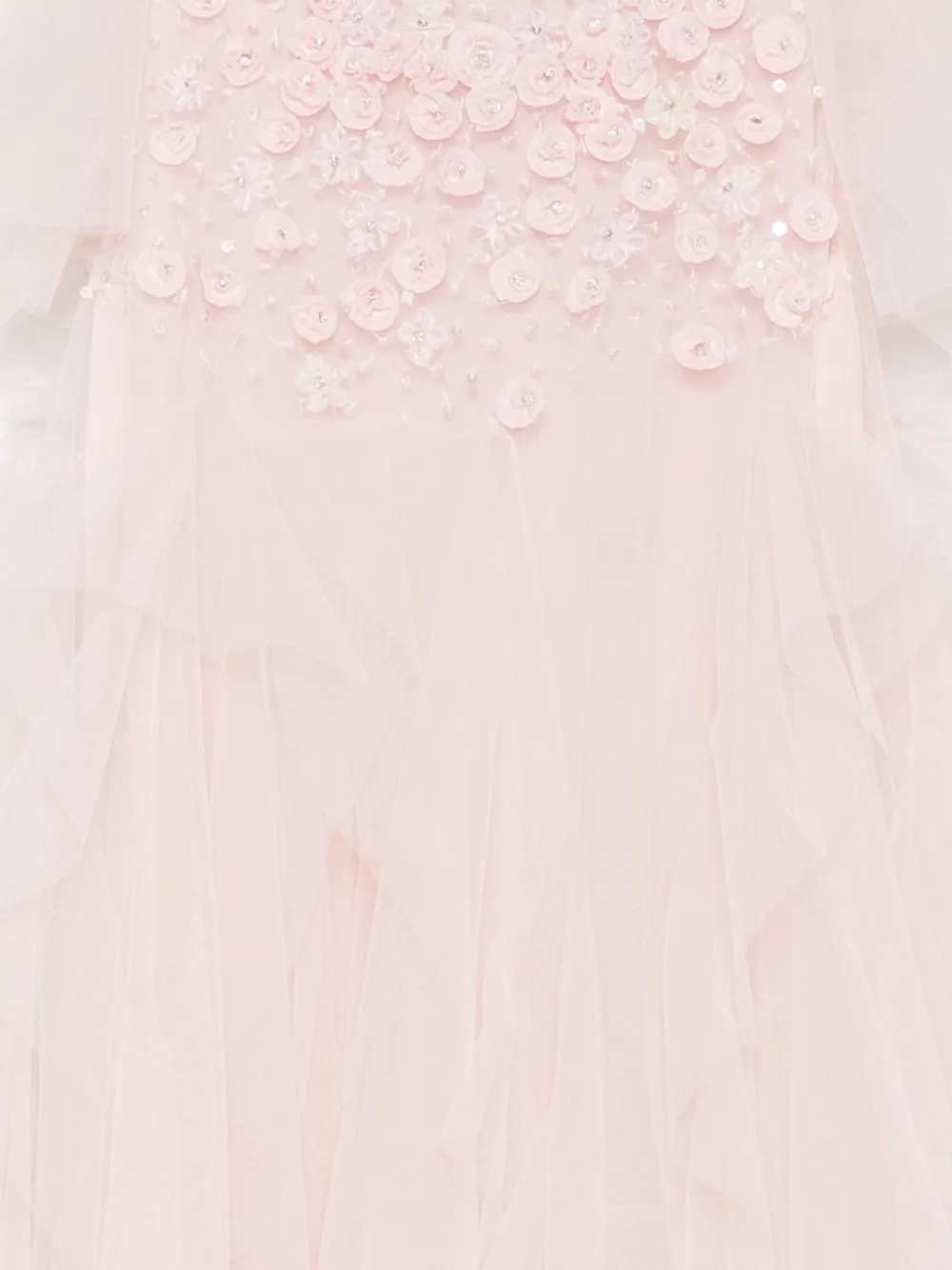 MAISON AVA Jurk met bloemenpatch Roze