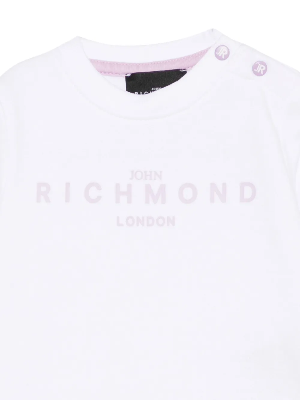 John Richmond Junior Sweater met logoprint Wit