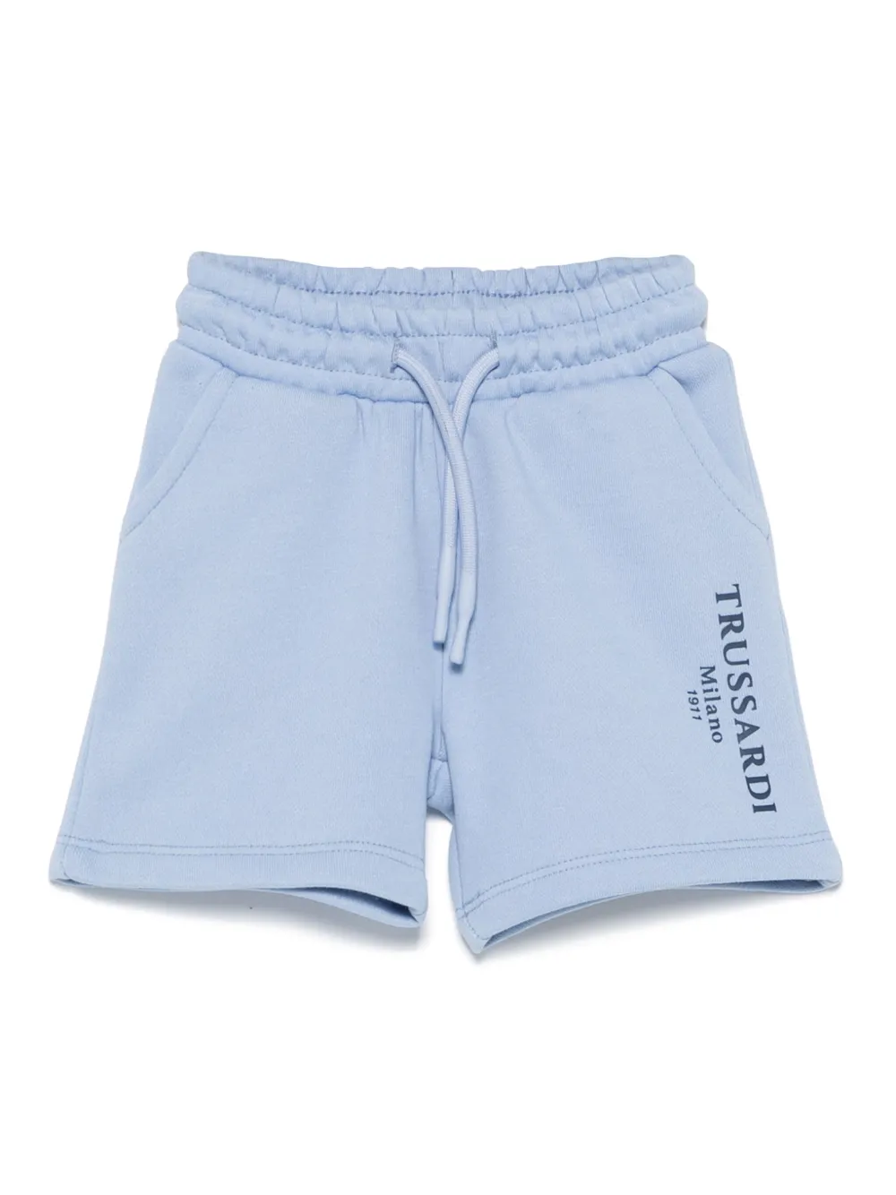 TRUSSARDI JUNIOR logo-print track shorts | Blue | Image 1