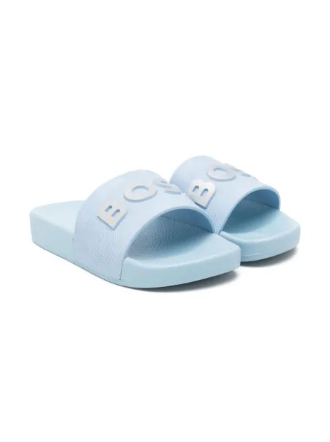 BOSS Kidswear logo-lettering slides