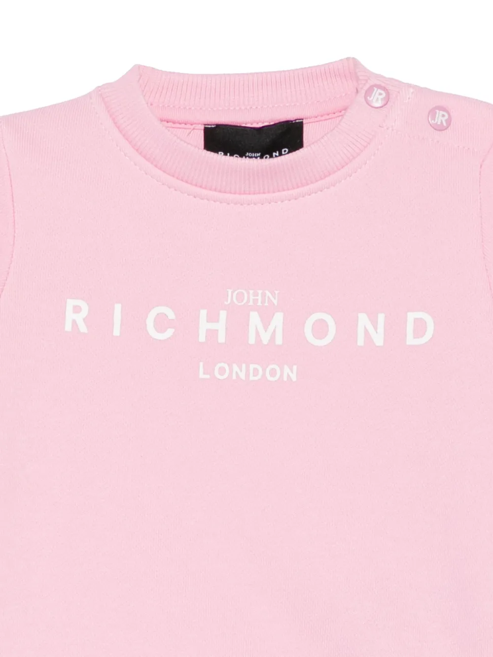 John Richmond Junior Sweater met logoprint Roze