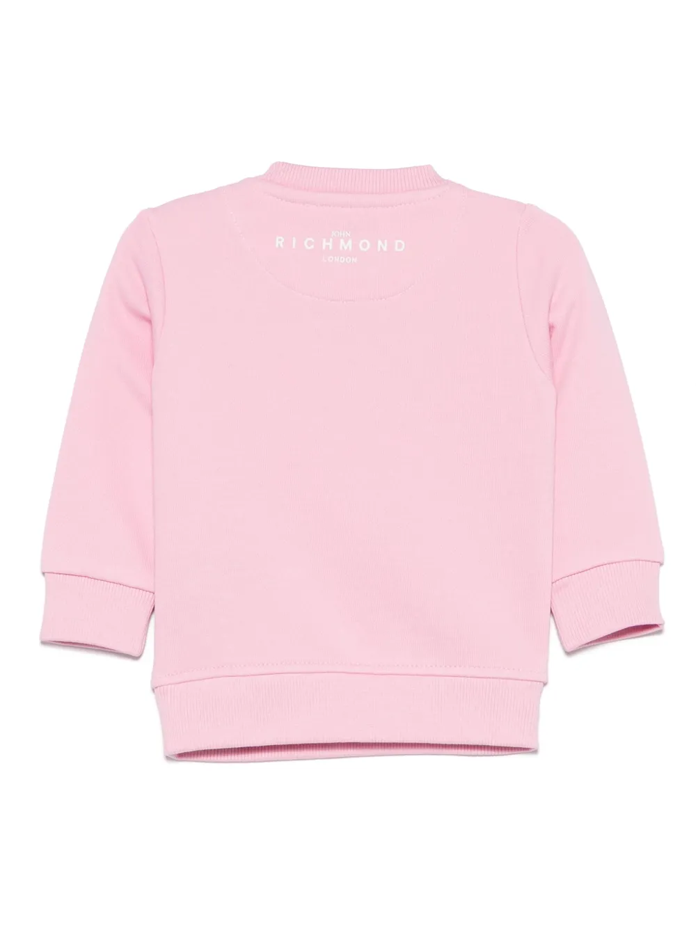 John Richmond Junior Sweater met logoprint Roze