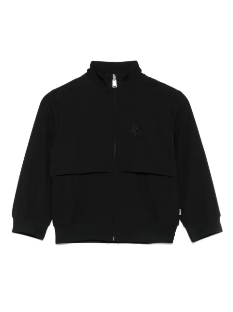 BOSS Kidswear logo-embroidered jacket