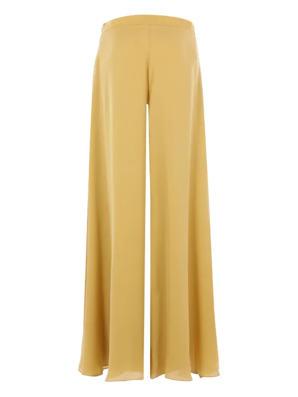 パンツ ELIE SAAB WIDE-LEG TROUSERS IN CREPE DE CHINE Stud embellished wide leg pants Elie Saab for women - buy in