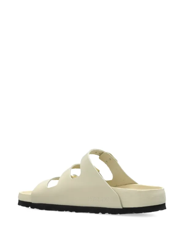 Birkenstock Florida triple-buckle Slide Sandals Neutrals