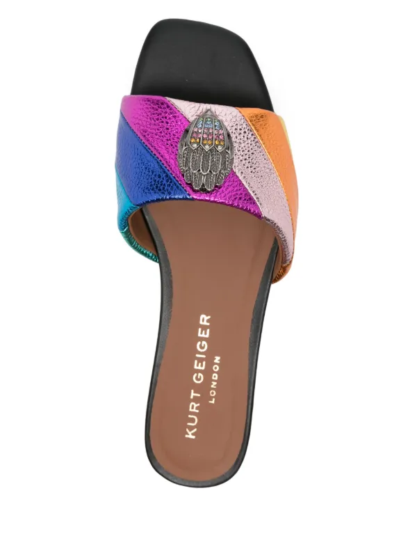 Kurt Geiger London Kensington Slides | Pink | FARFETCH UK