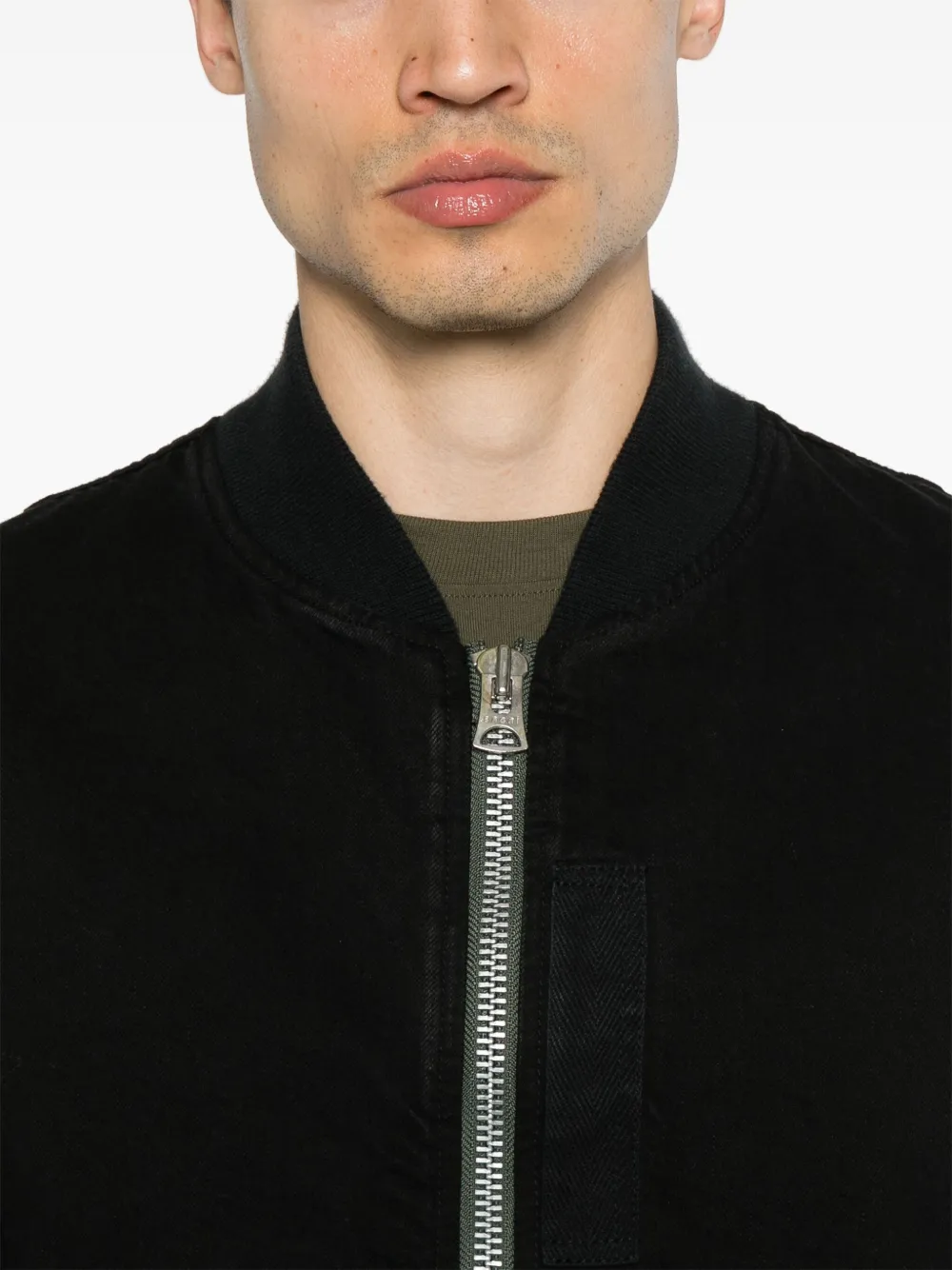 sacai Jack van geverfde stof Zwart