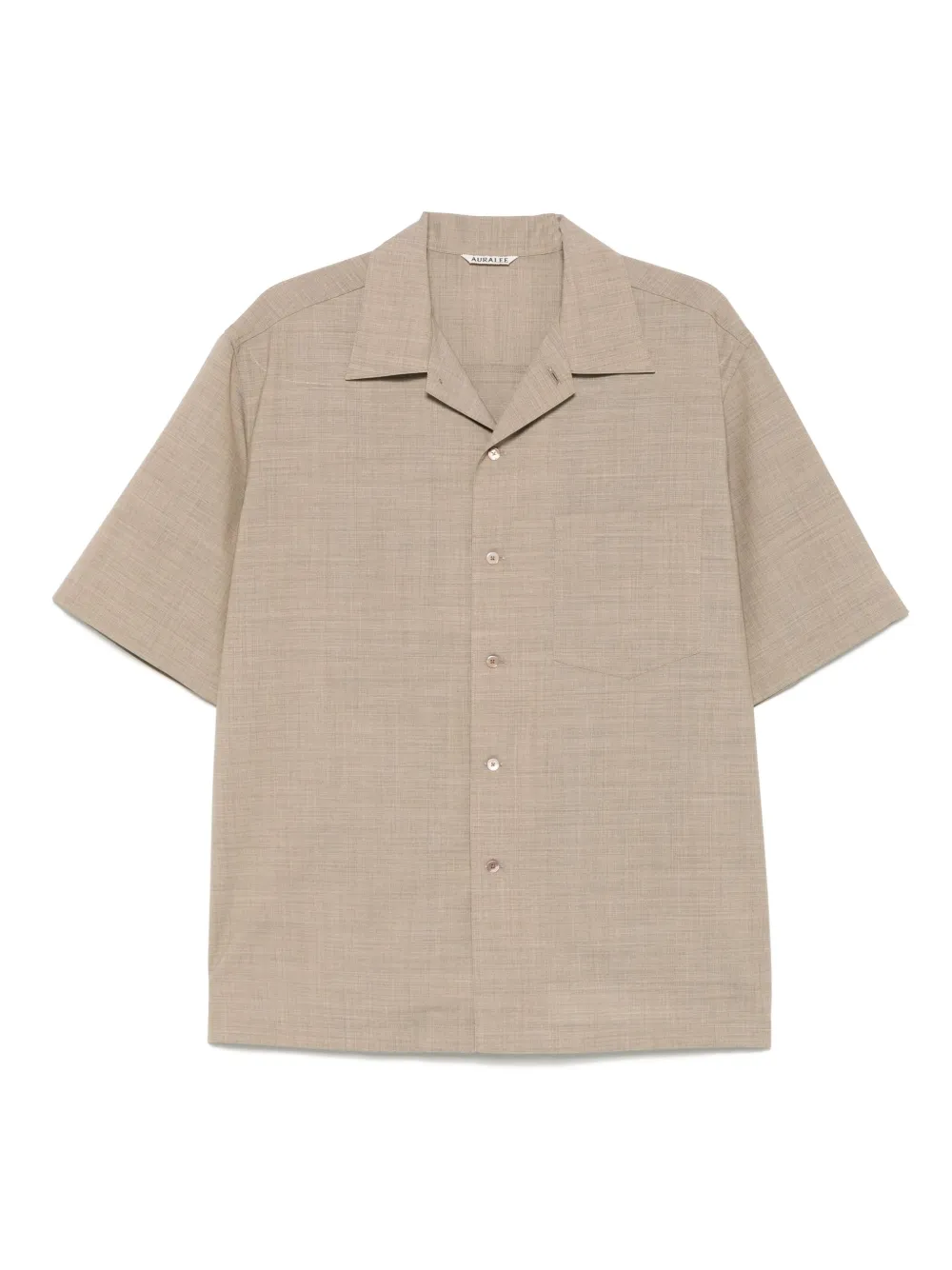 Auralee camisa con botones | marrón | Image 1