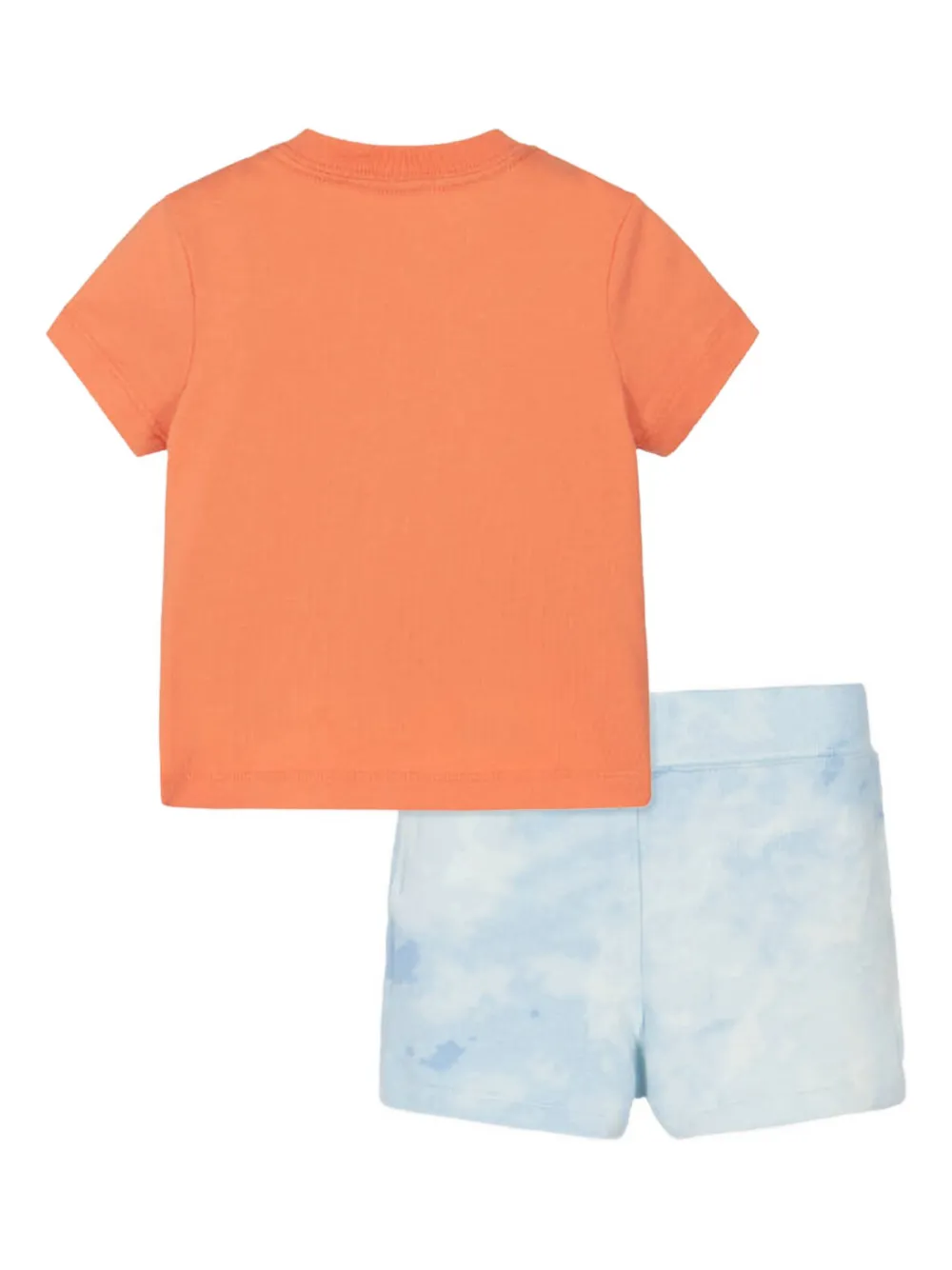 POLO RALPH LAUREN KIDS Shorts met tie-dye print Oranje