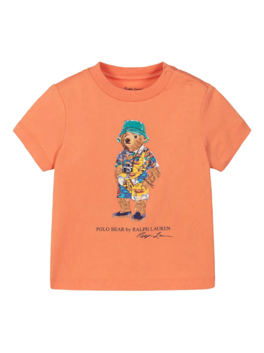 POLO RALPH LAUREN KIDS Shorts met tie-dye print Oranje