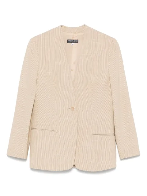 Giorgio Armani Pre-Owned 1990s striped jacket