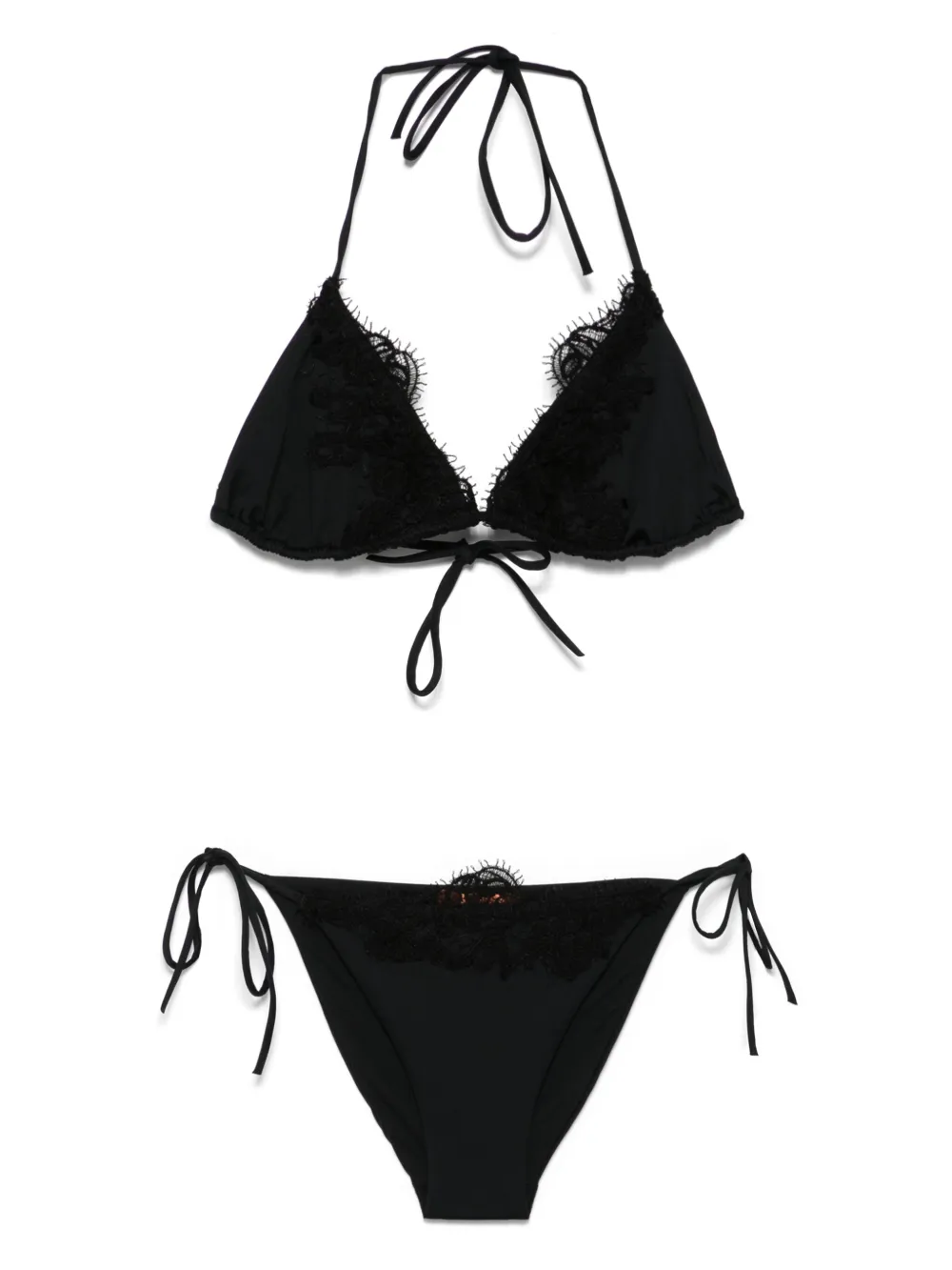 Ermanno Scervino lace-trim bikini set | Black | Image 1