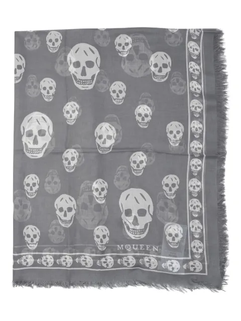 Alexander McQueen skull-print scarf