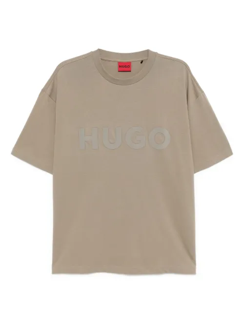 T-shirt à logo réfléchissant - HUGO - Modalova