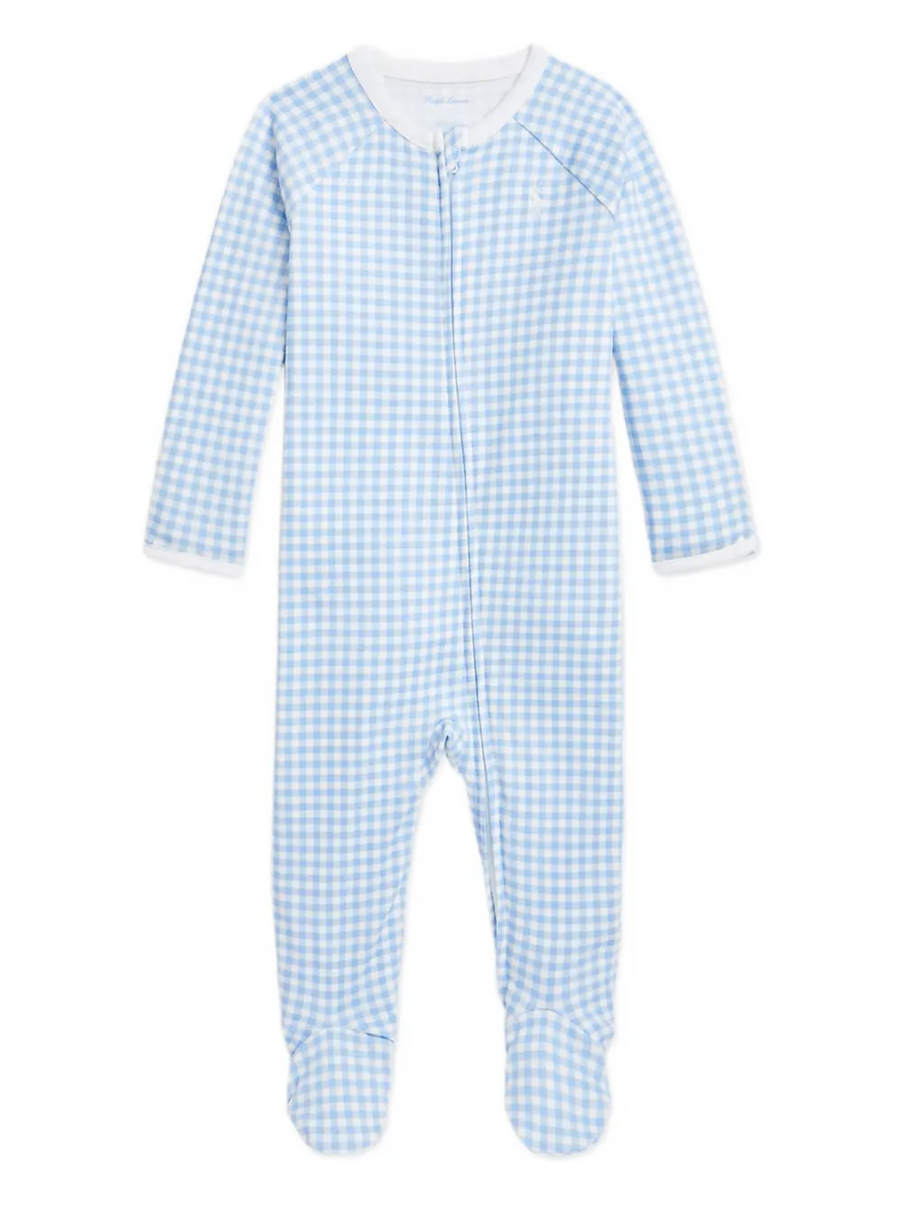 POLO RALPH LAUREN KIDS gingham-print babygrow set | Babygrow Sets | Image 2