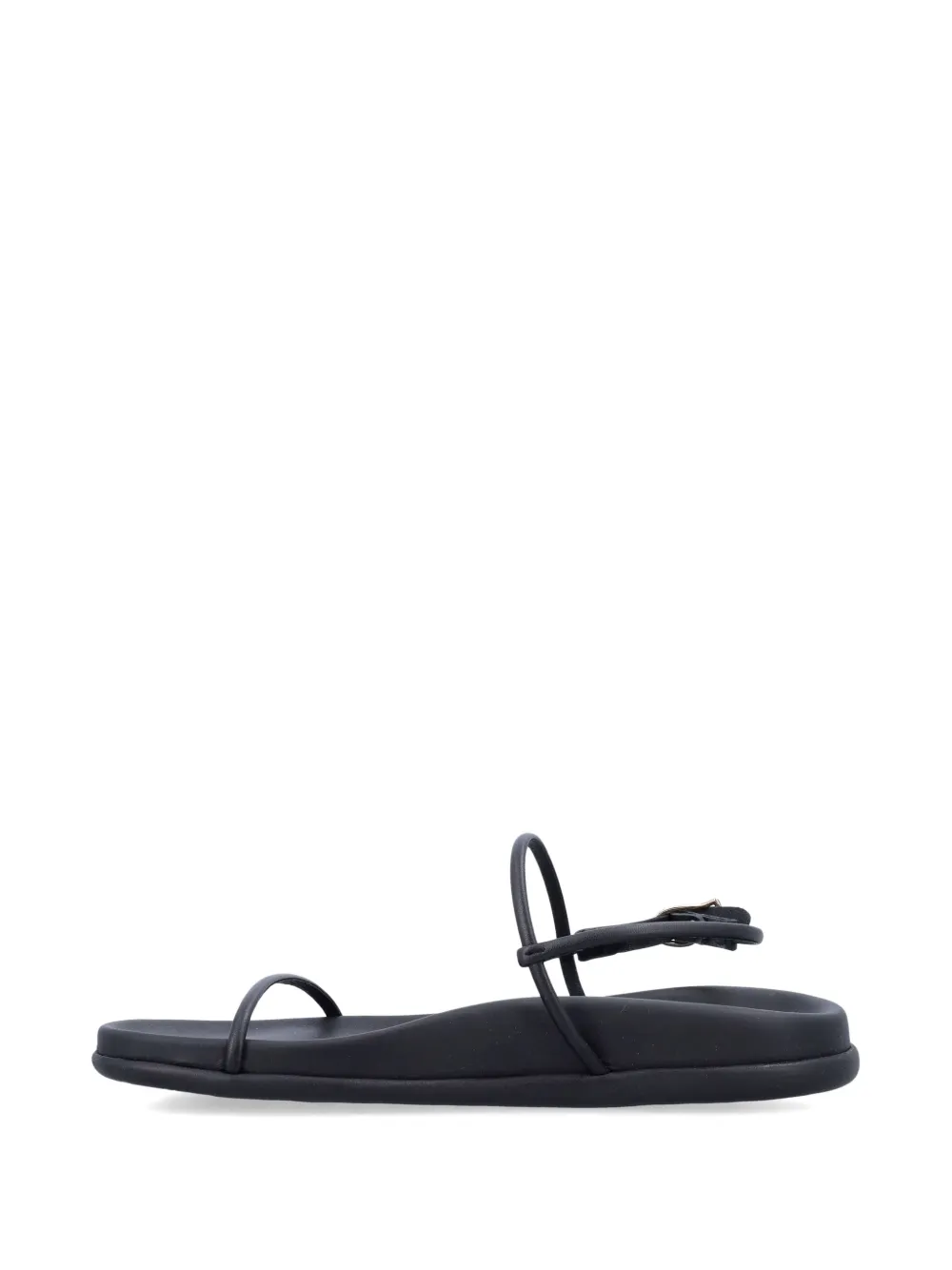 Ancient Greek Sandals Semystra strappy flat sandals Black