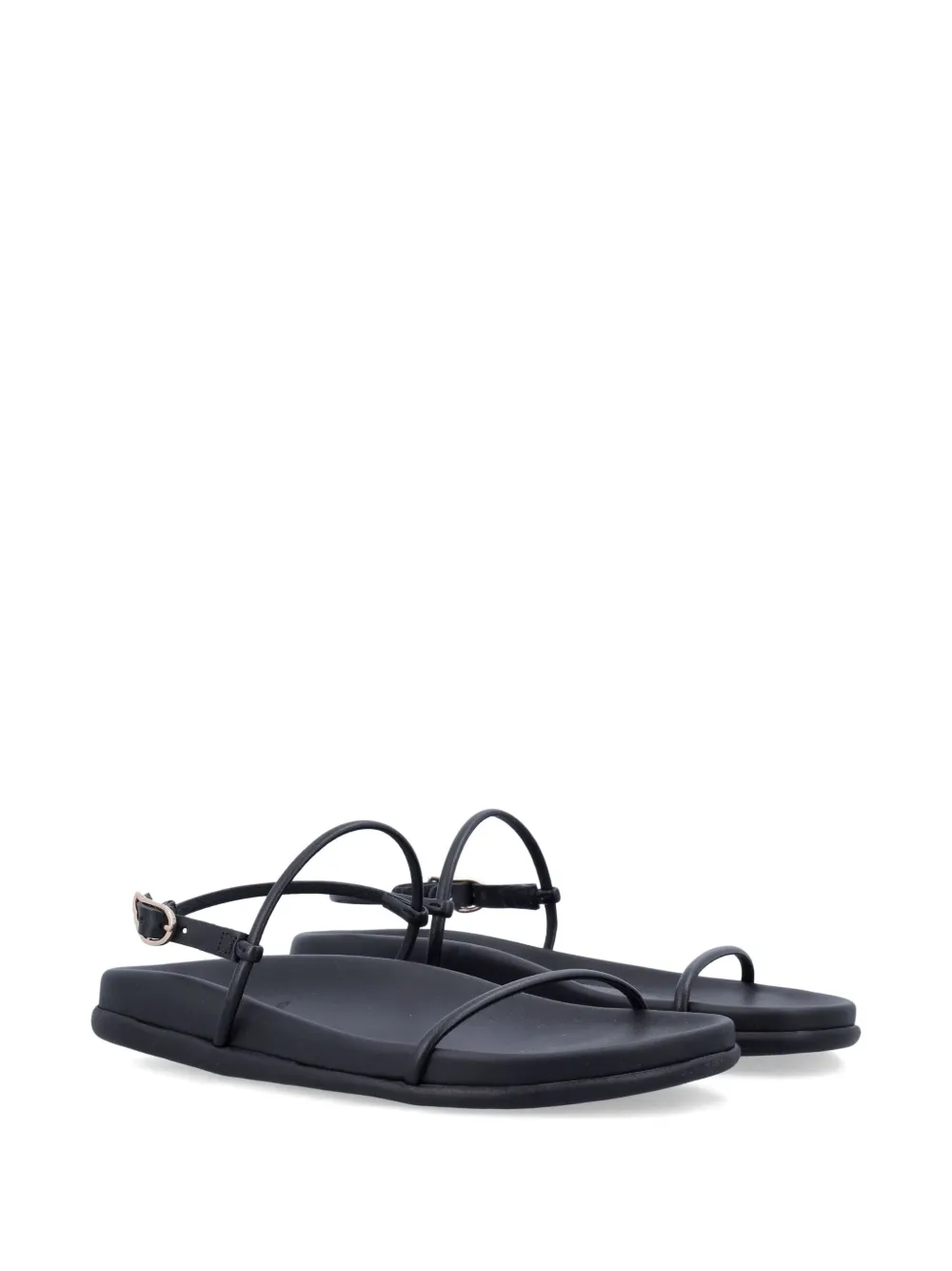 Ancient Greek Sandals Sandalen met bandjes - Zwart