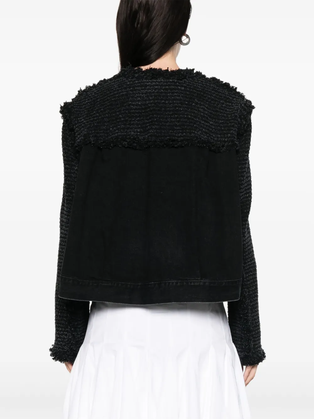 sacai Jack met vlakken Zwart