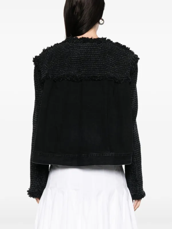 Sacai パネル ジャケット | ブラック | FARFETCH JP