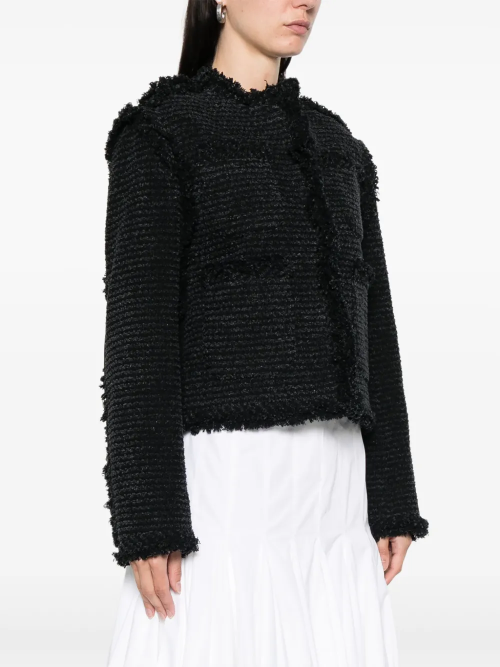 sacai Jack met vlakken Zwart